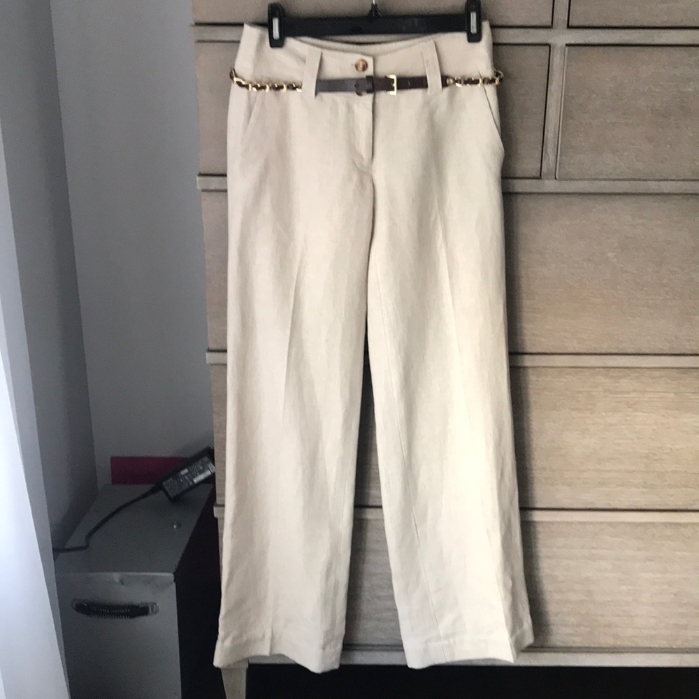 *SOLD* Ladies Michael Kors linen wide leg pants